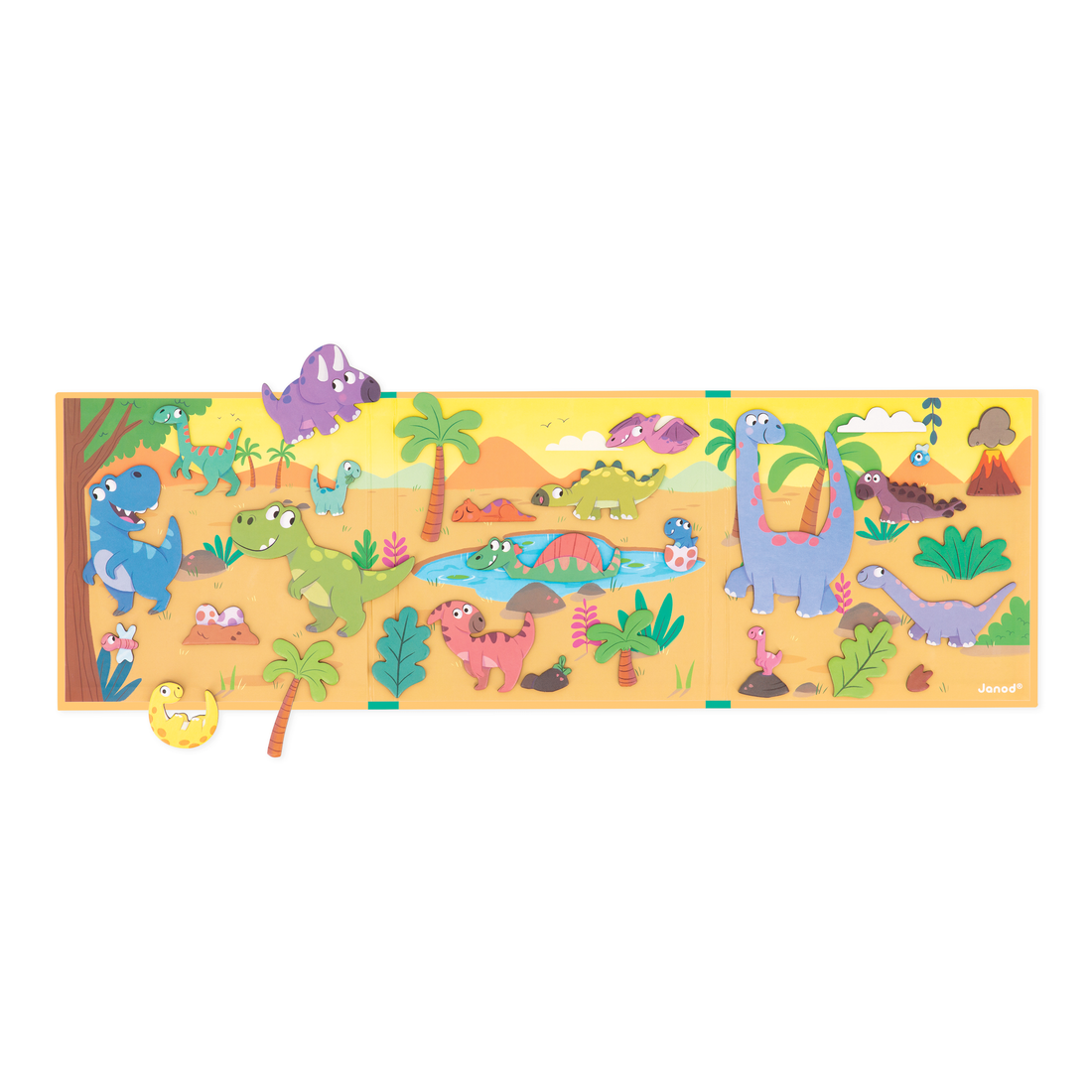 MAGNETI'STORIES - DINOSAURS - 30 PIECES