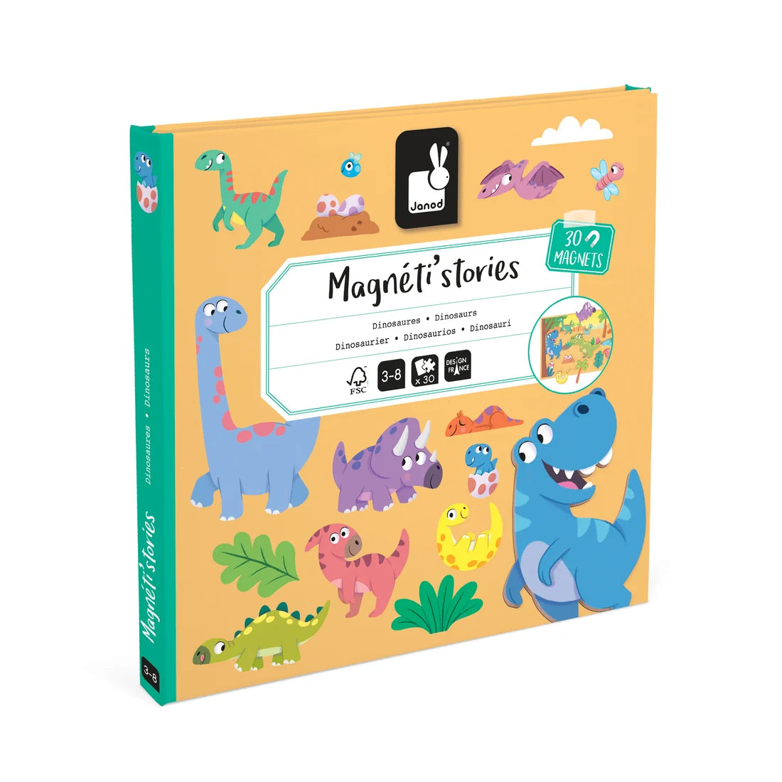 MAGNETI'STORIES - DINOSAURS - 30 PIECES