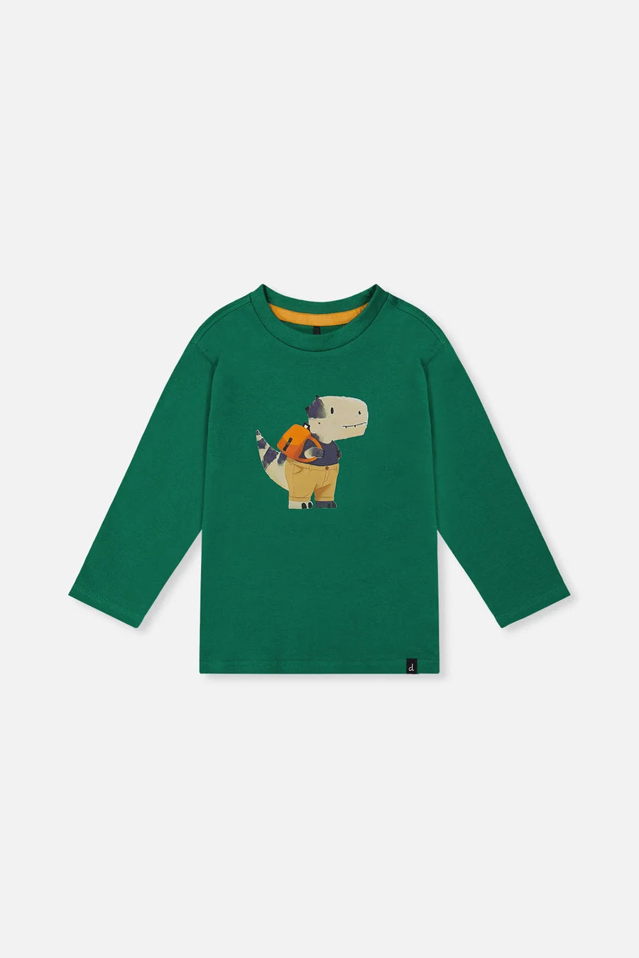 Baby Long Sleeve Organic Cotton T-Shirt Green