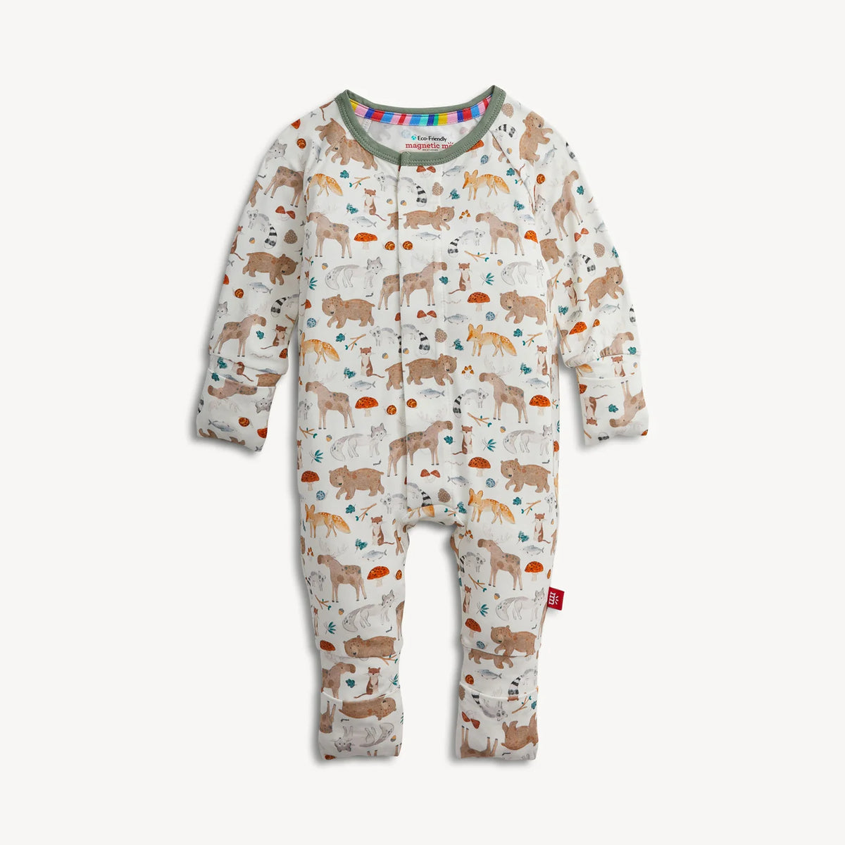 Modal Magnetic Convertible Coverall - Wonderful Wildlife