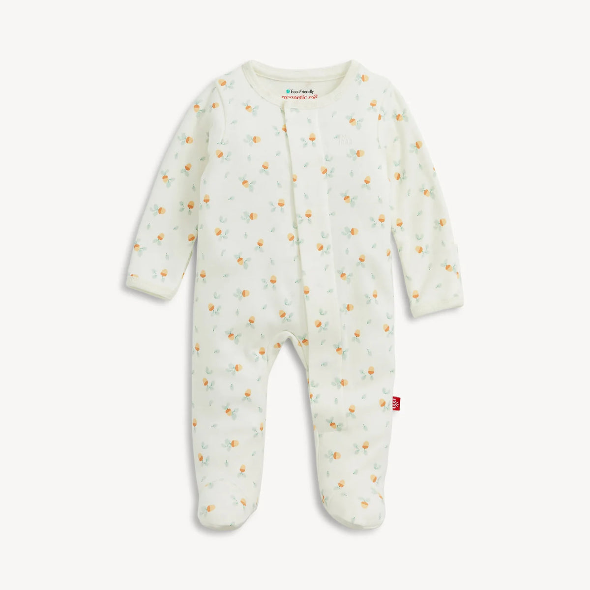 Organic Cotton Magnetic Footie - Acorns