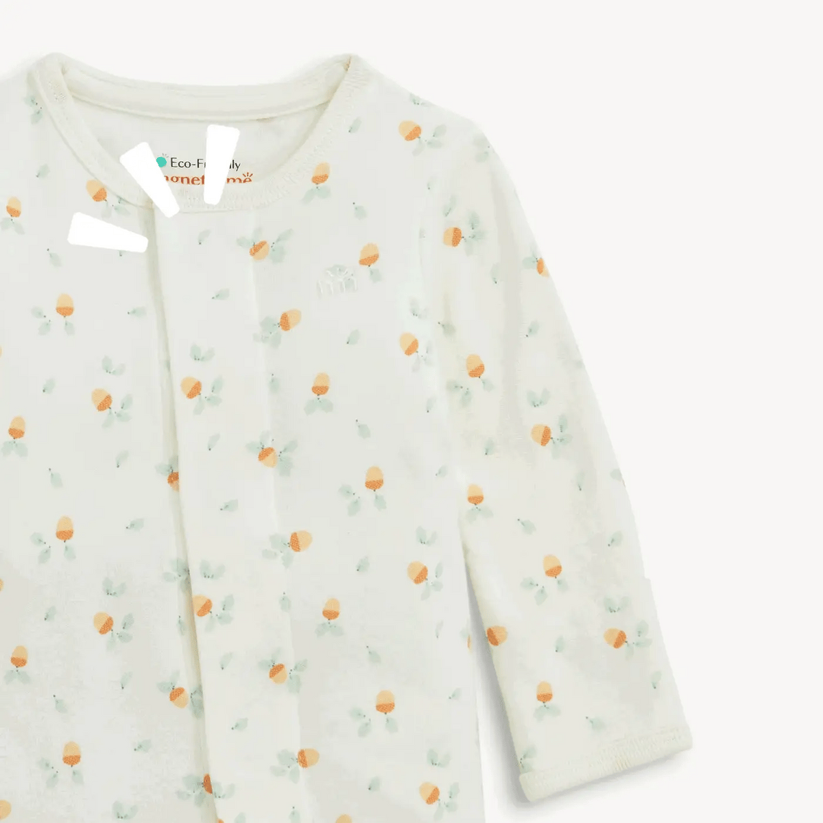 Organic Cotton Magnetic Footie - Acorns