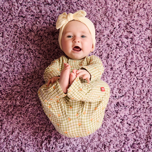 Magnetic Convertible Coverall - Pumpkin Plaid