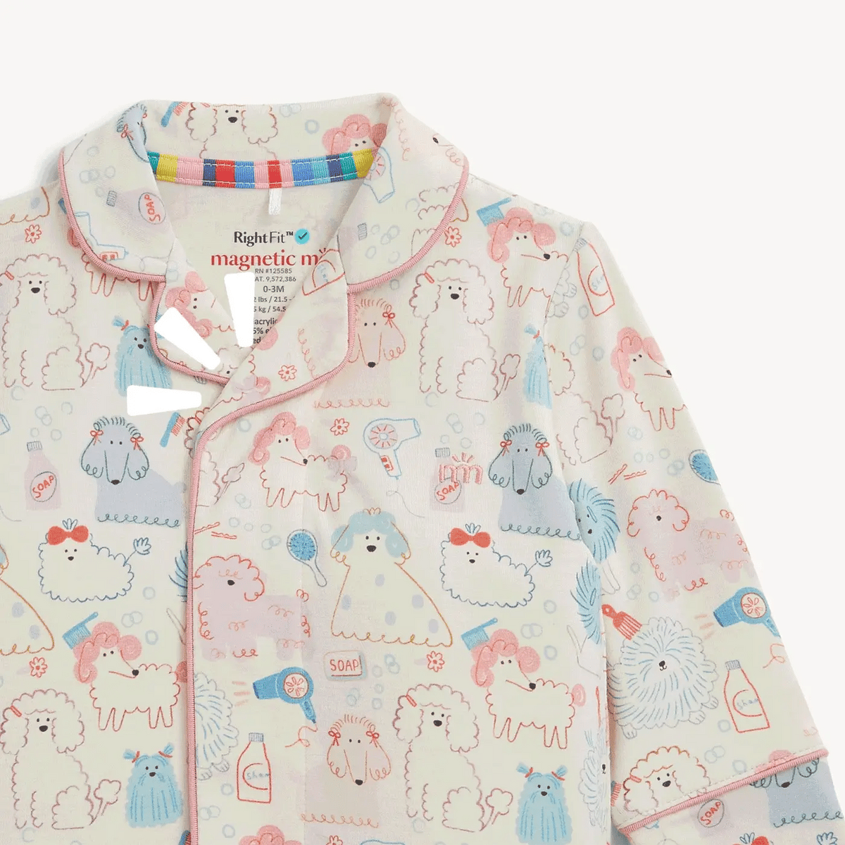 Magnetic Classic with a Twist Coverall - Poodle Pawlor