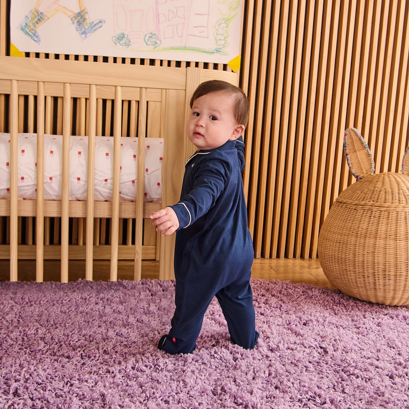 Magnetic Classic with a Twist Coverall - Navy