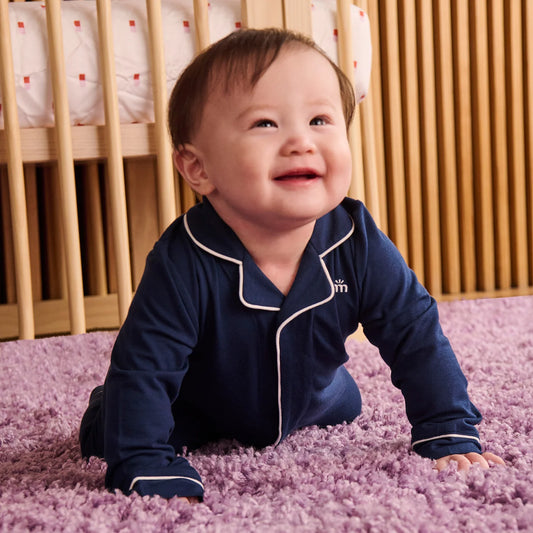 Magnetic Classic with a Twist Coverall - Navy