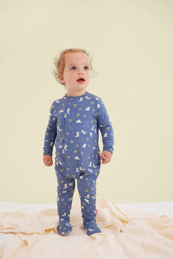 Modal Magnetic Footie - Rodeo Drive Blue