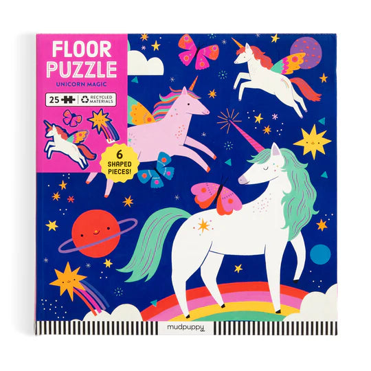 25 Piece Floor Puzzle with Shaped Pieces