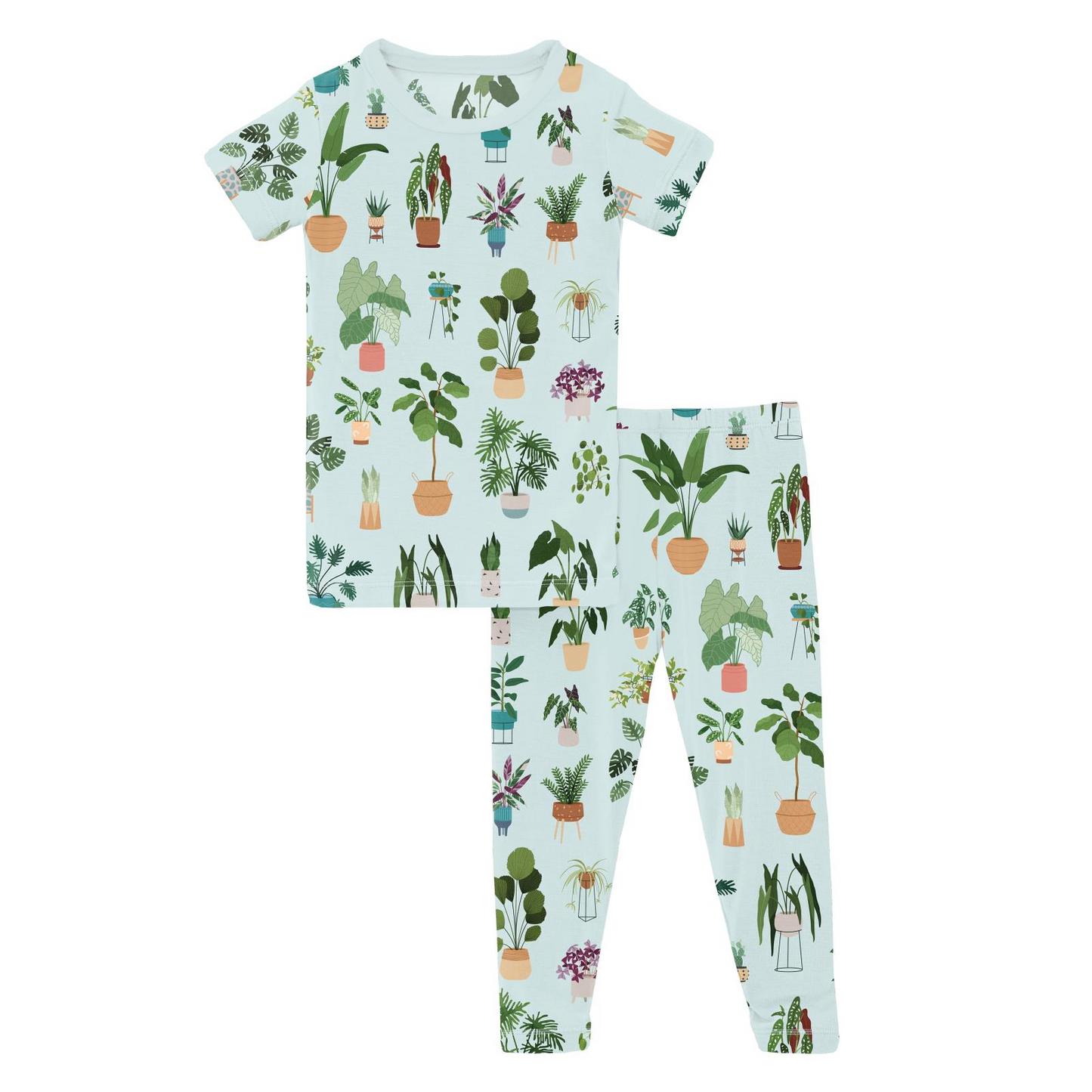 Short-Sleeve Two Piece Pajama Set - Fresh Air House Plants