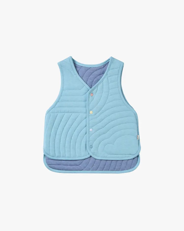 Quilted Reversible Cloud Vest