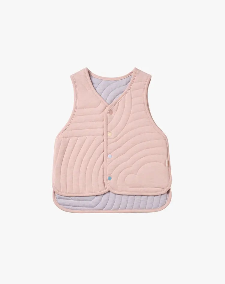 Quilted Reversible Cloud Vest