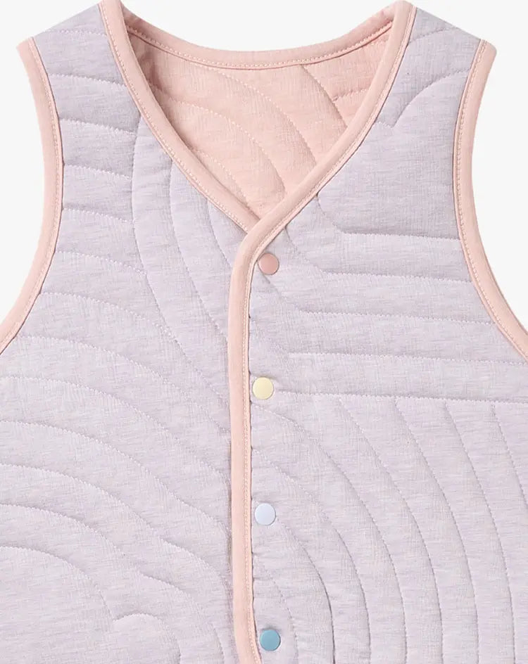 Quilted Reversible Cloud Vest