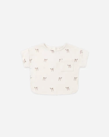 Woven Boxy Top Moose