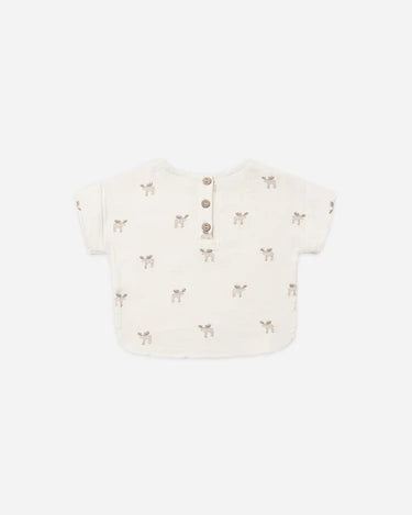 Woven Boxy Top Moose