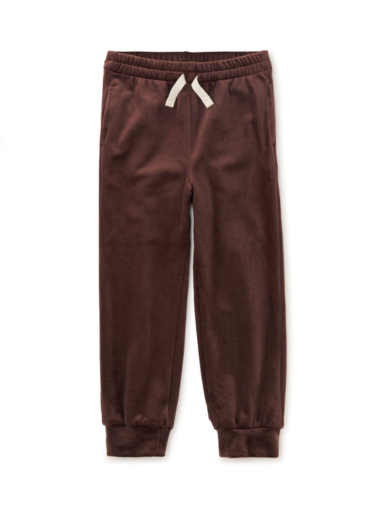 Easy Fit Very Velour Toddler Joggers - Chocolate