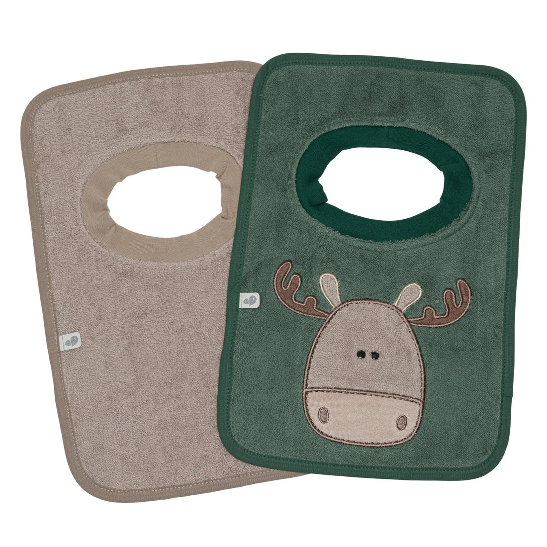 2 Terry bibs set
