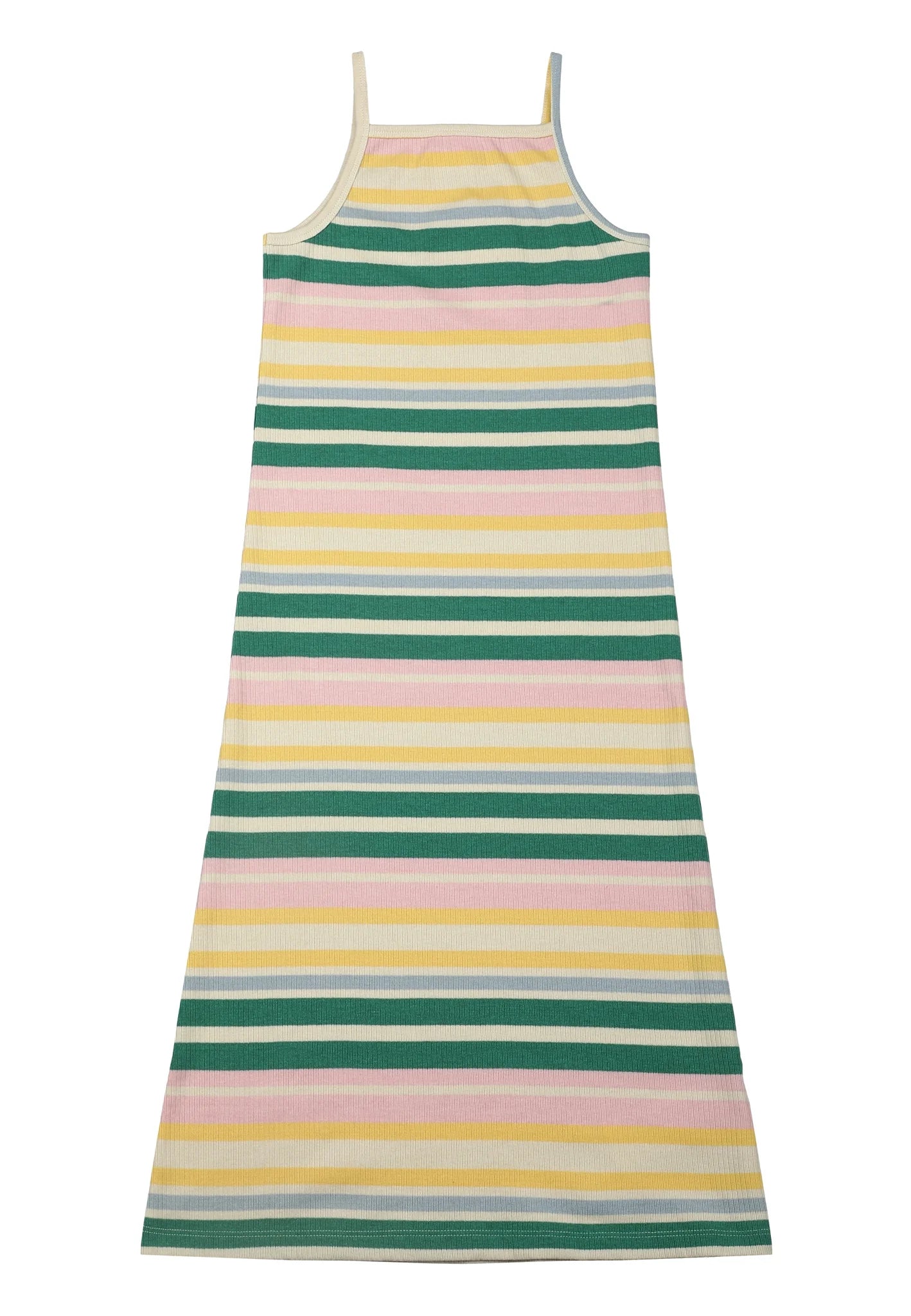 Kate Rib Dress - Lemon Drop Stripe