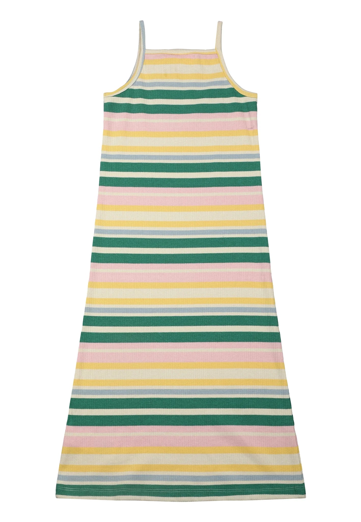 Kate Rib Dress - Lemon Drop Stripe