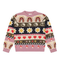 Liza Jacquard Pullover - Multi