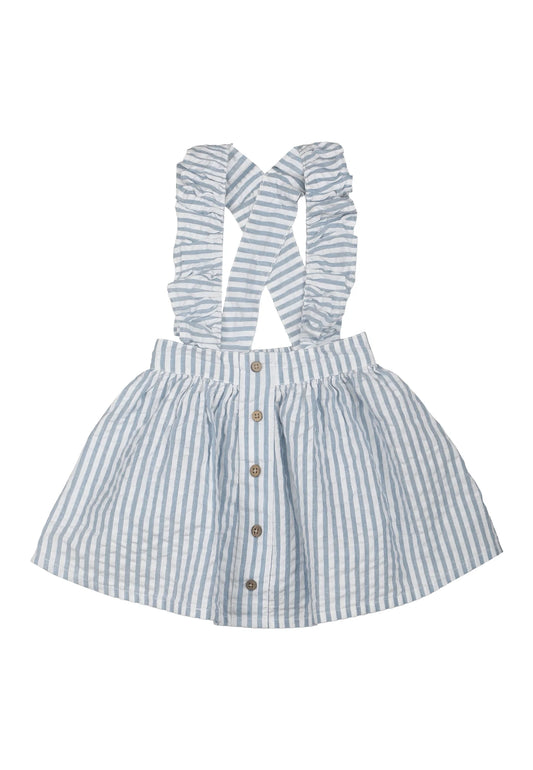 Kojo Skirt - Blue Fog Stripe