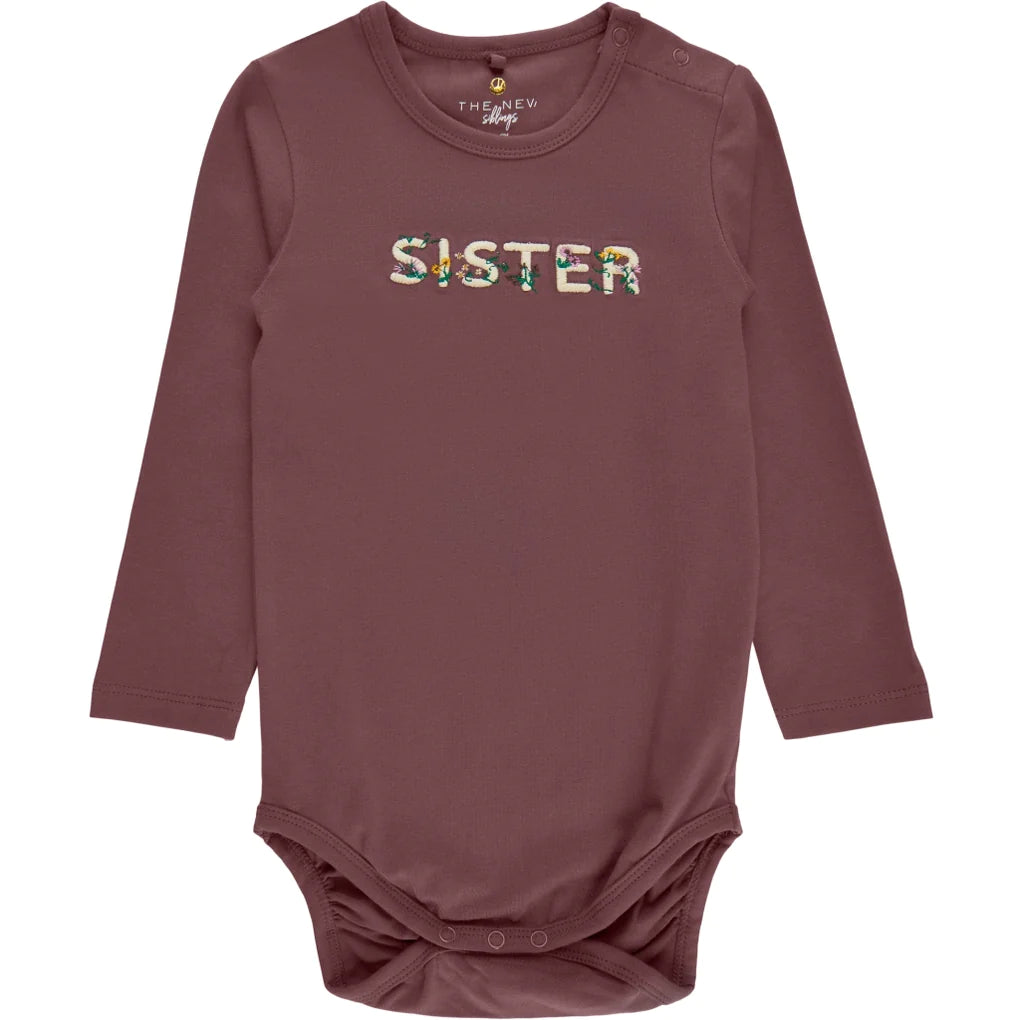 Falma Sister Onesie - Rose Brown