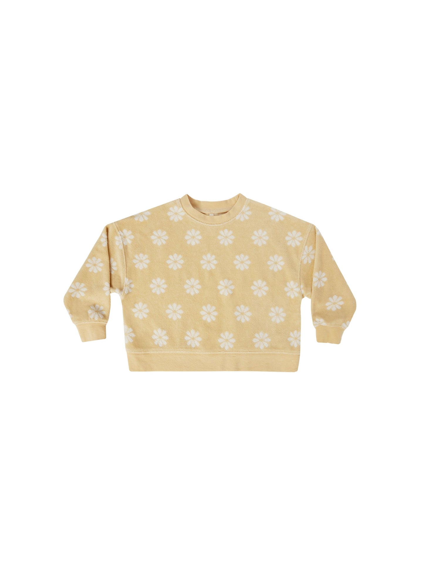 Toddler Boxy Pullover - Yellow Daisy