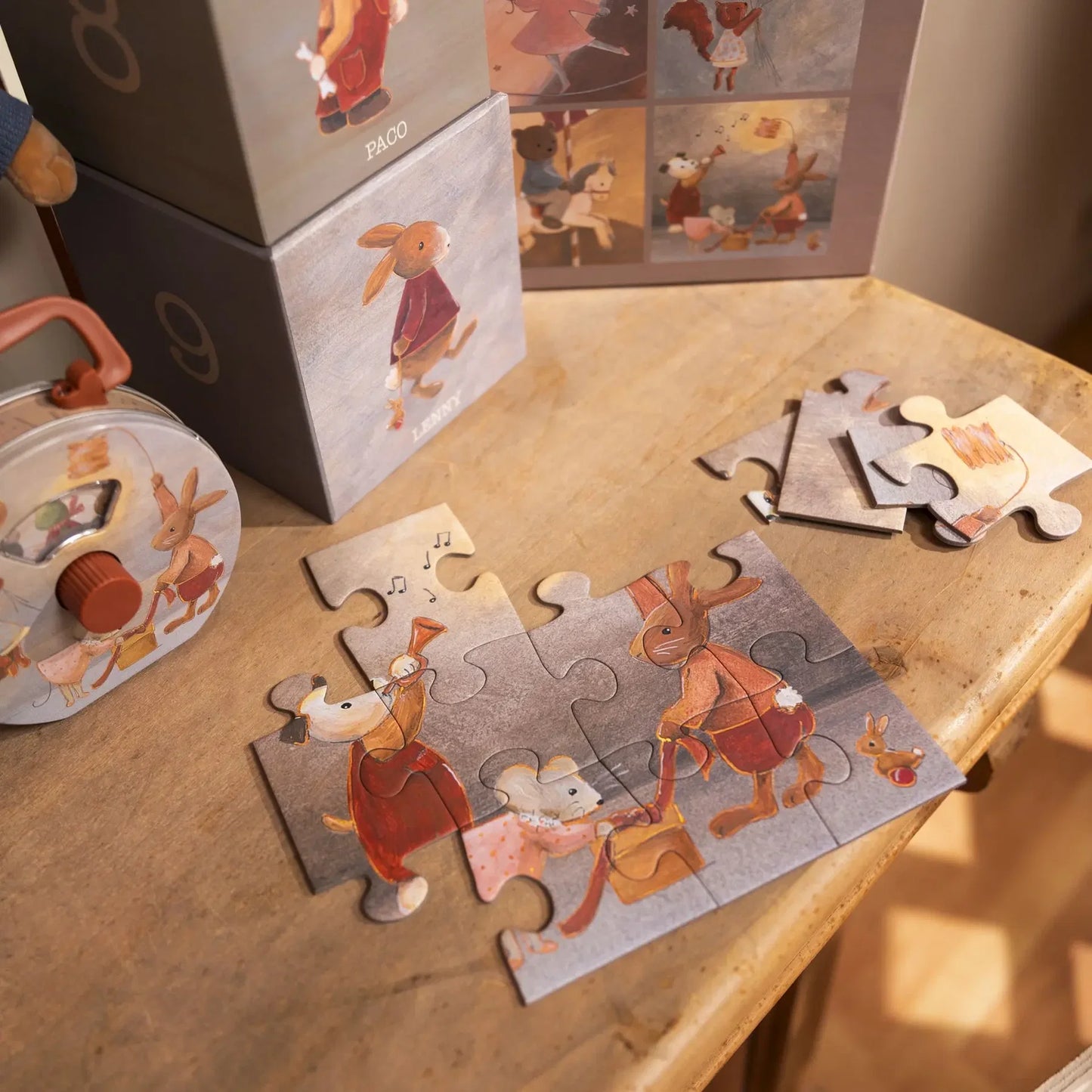 Animal Friends Puzzles (Set of 4)