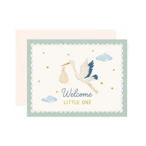 Welcome Baby Stork
