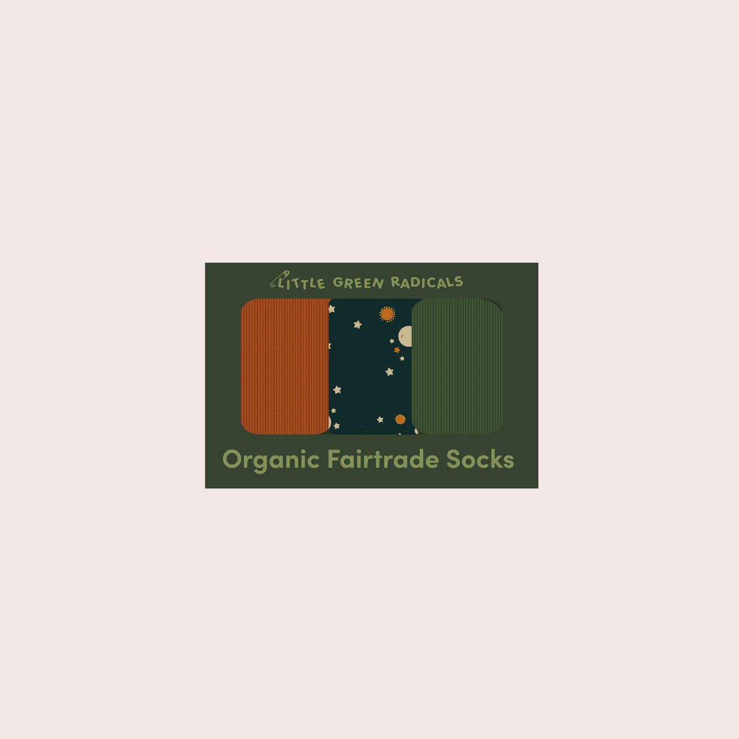 Night Moon Ankle Socks 3 Pack