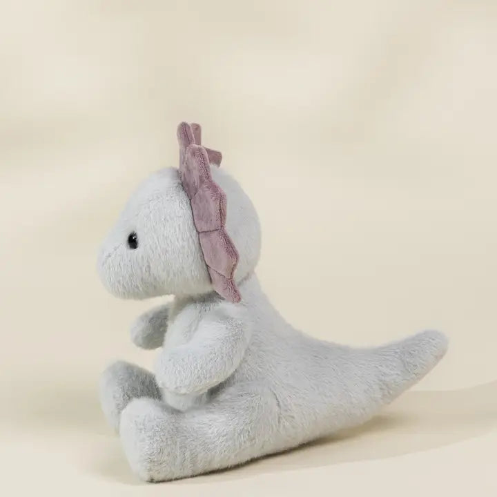 Dino Plush Toy - Grey Triceratop