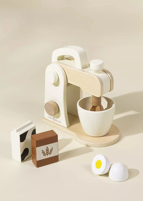 Wooden Blender + Accessories