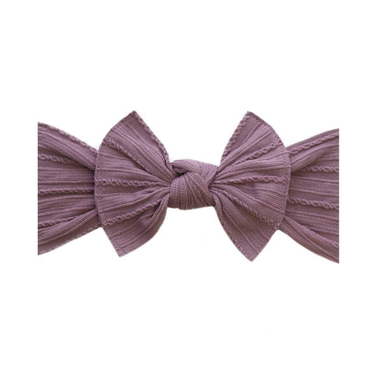 Cable Knit Knot Soft Nylon Headband