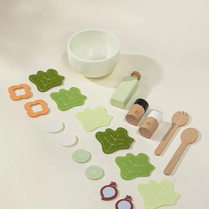 Wooden Salad Playset