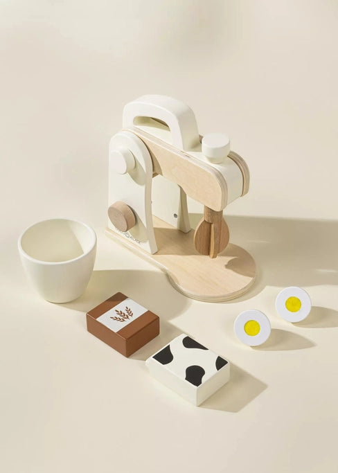 Wooden Blender + Accessories