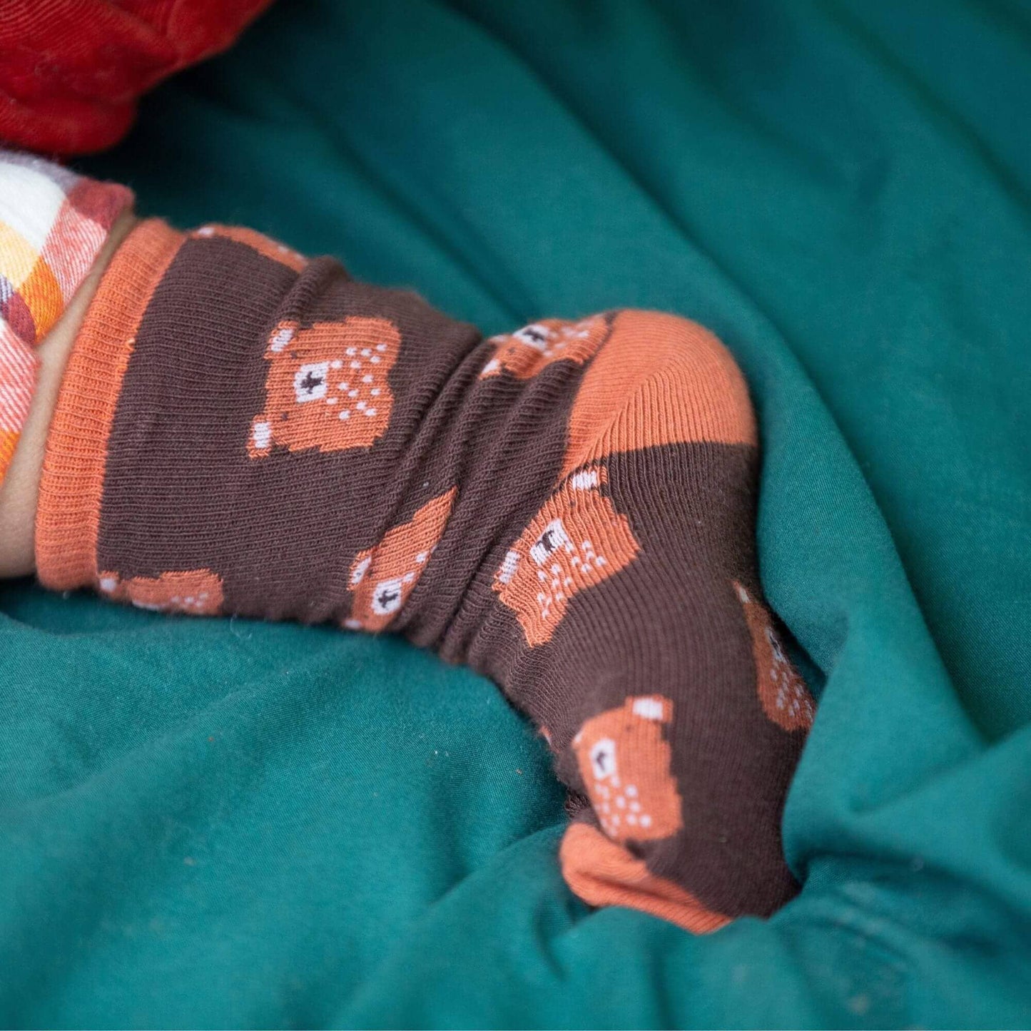 Teddy Bear Ankle Socks 3 Pack
