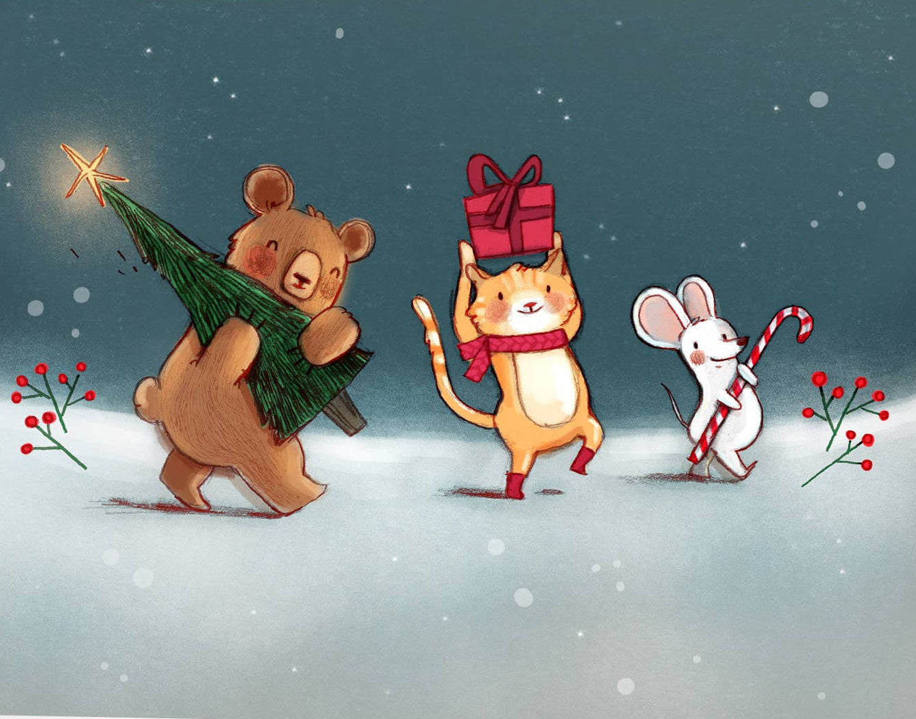 WINTER PARADE Christmas Card