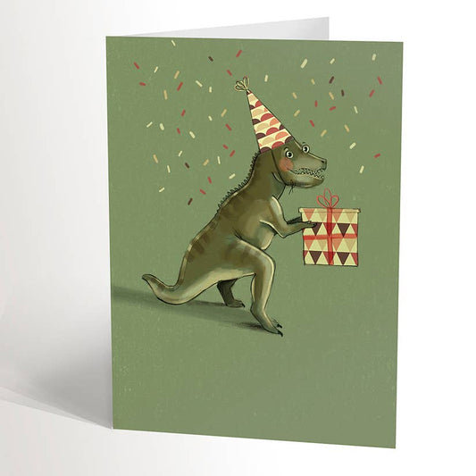 BIRTHDAY DINOSAUR card