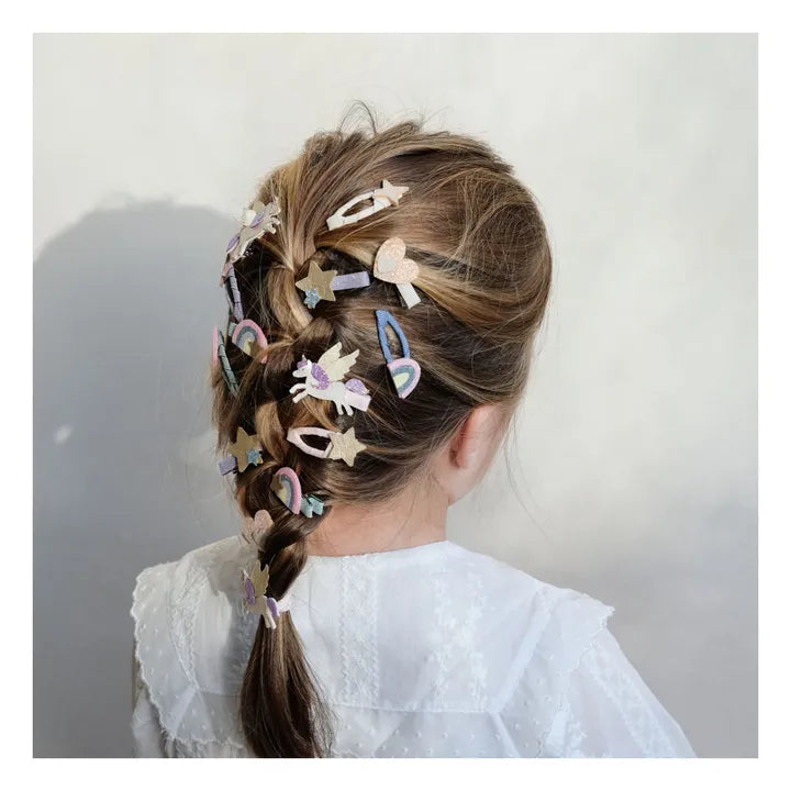 Rainbow + Star Mini Clips