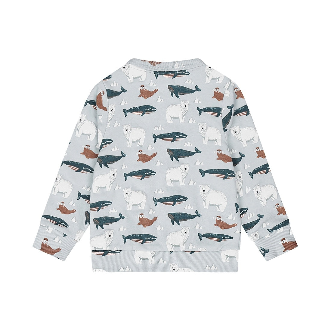 Patterned Sweatshirt - Light Blue Polar Bears