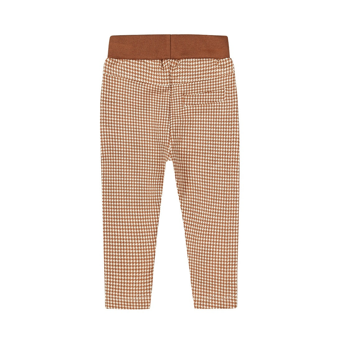 Checkered Joggers - Sand