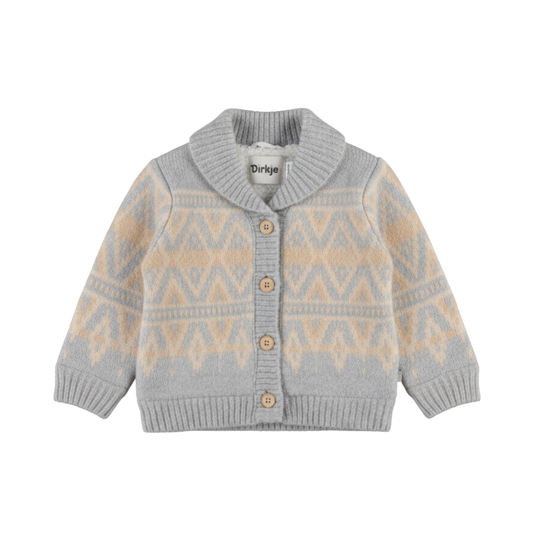 Boy's Cardigan - Grey Knitted Patterns