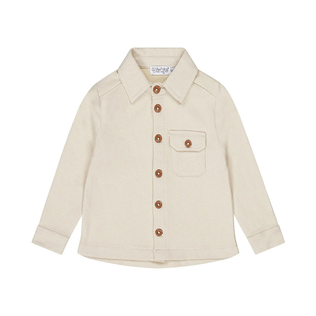 Long Sleeve Button Up - Sand