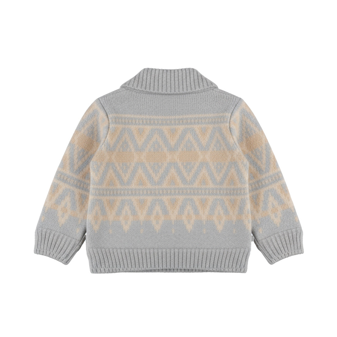 Boy's Cardigan - Grey Knitted Patterns