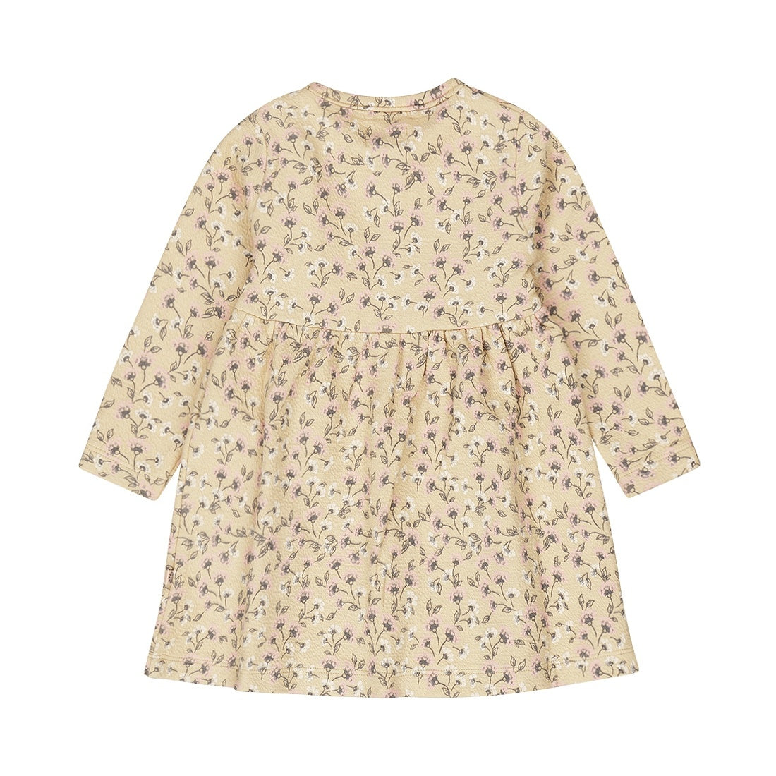 Ruffle Floral Dress - Sand