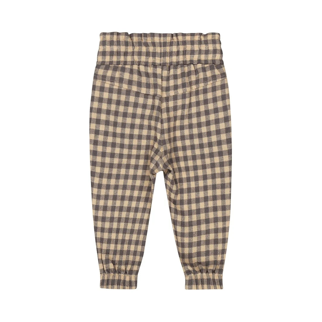 Plaid Trousers - Dark Sand