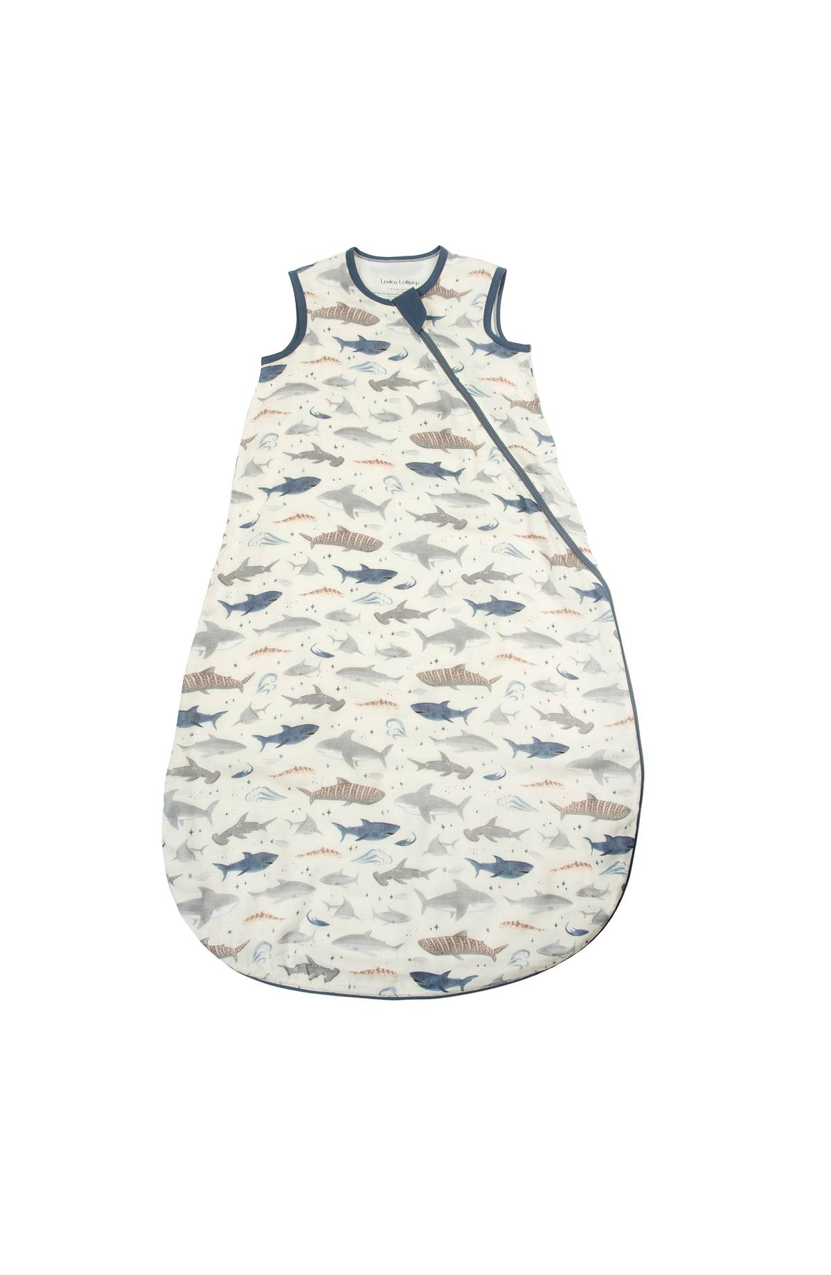 Muslin Sleep Bag Lightweight - Sharks