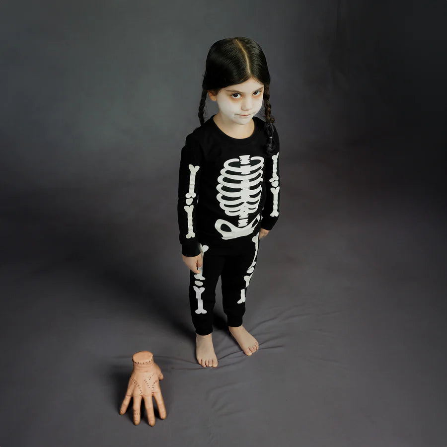 Glow-in-the-Dark Skeleton Two Piece Pajamas