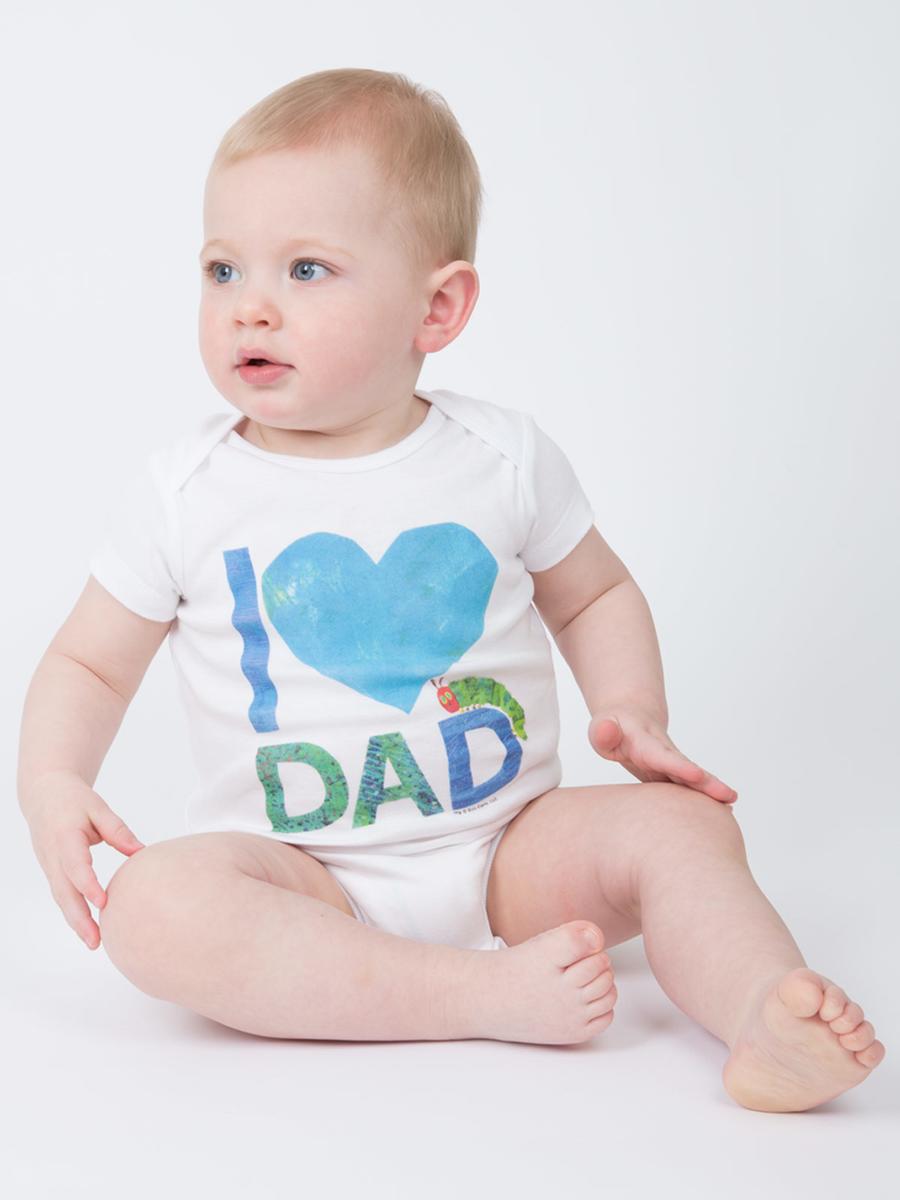 World of Eric Carle I Love Dad Baby Bodysuit