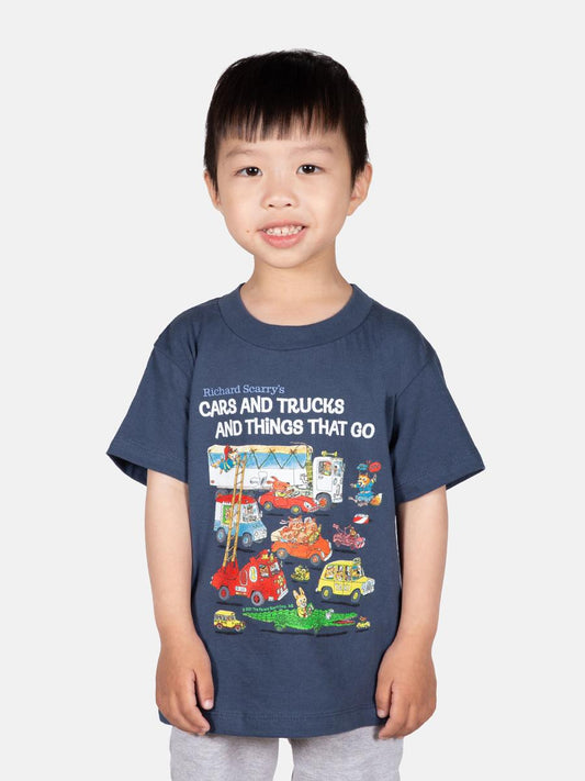 Richard Scarry Cars and Trucks and Things That Go Kids' T-Shirt