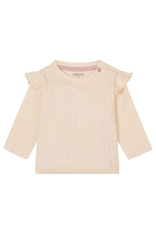 Fumel Long Sleeve Tee - Buttercream